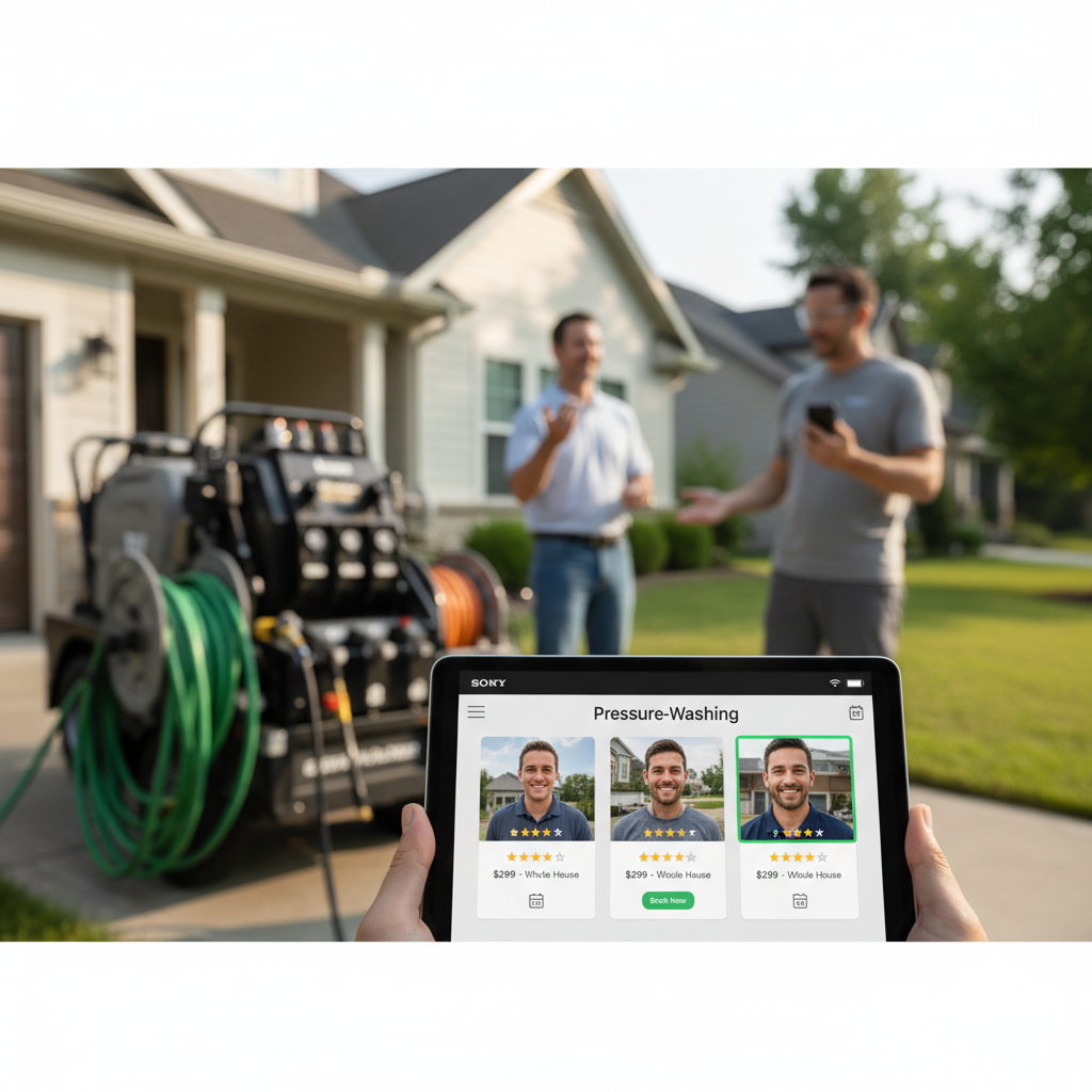 How to Hire a Pressure‑Washing Pro Without the Phone Tag, Vague Quotes, or Payment Risks