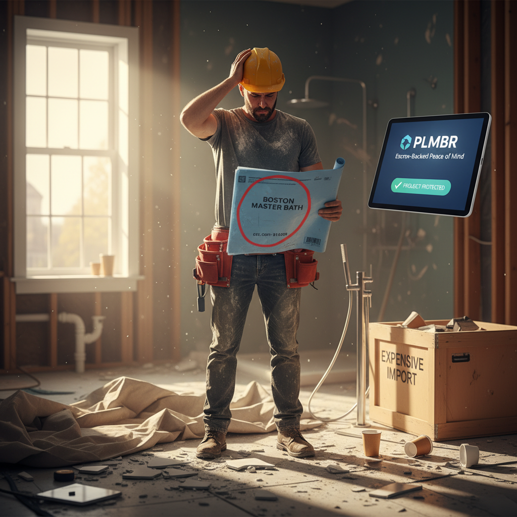 The $10,000 Surprise: How One Boston Contractor Lost Big on a 'Simple' Bathroom Renovation (And How PLMBR's Escrow-Backed Booking Packets Can Save You)