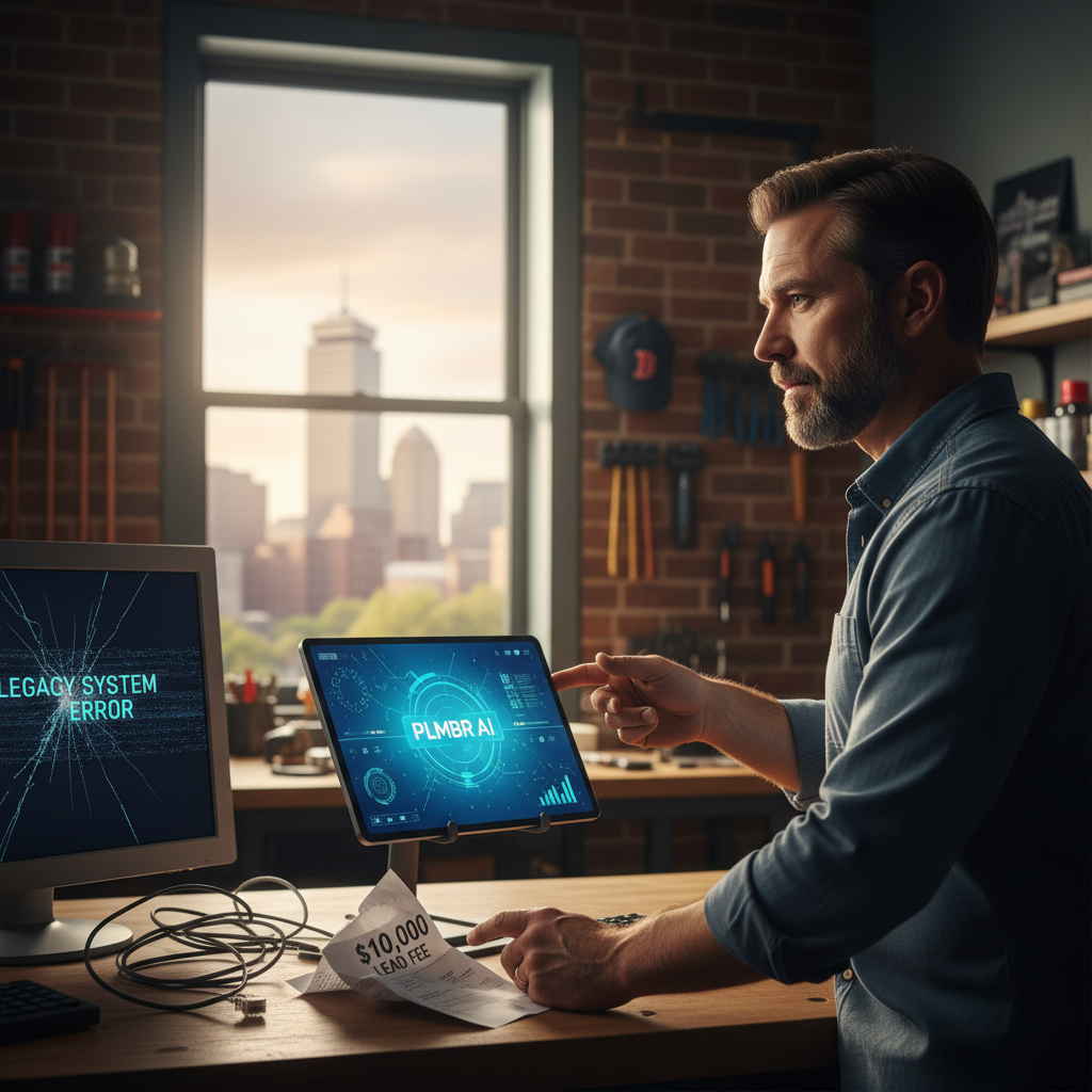 The $10,000 Lead Fee Trap: How PLMBR's AI-Native Platform Helped a Boston Contractor Break Free