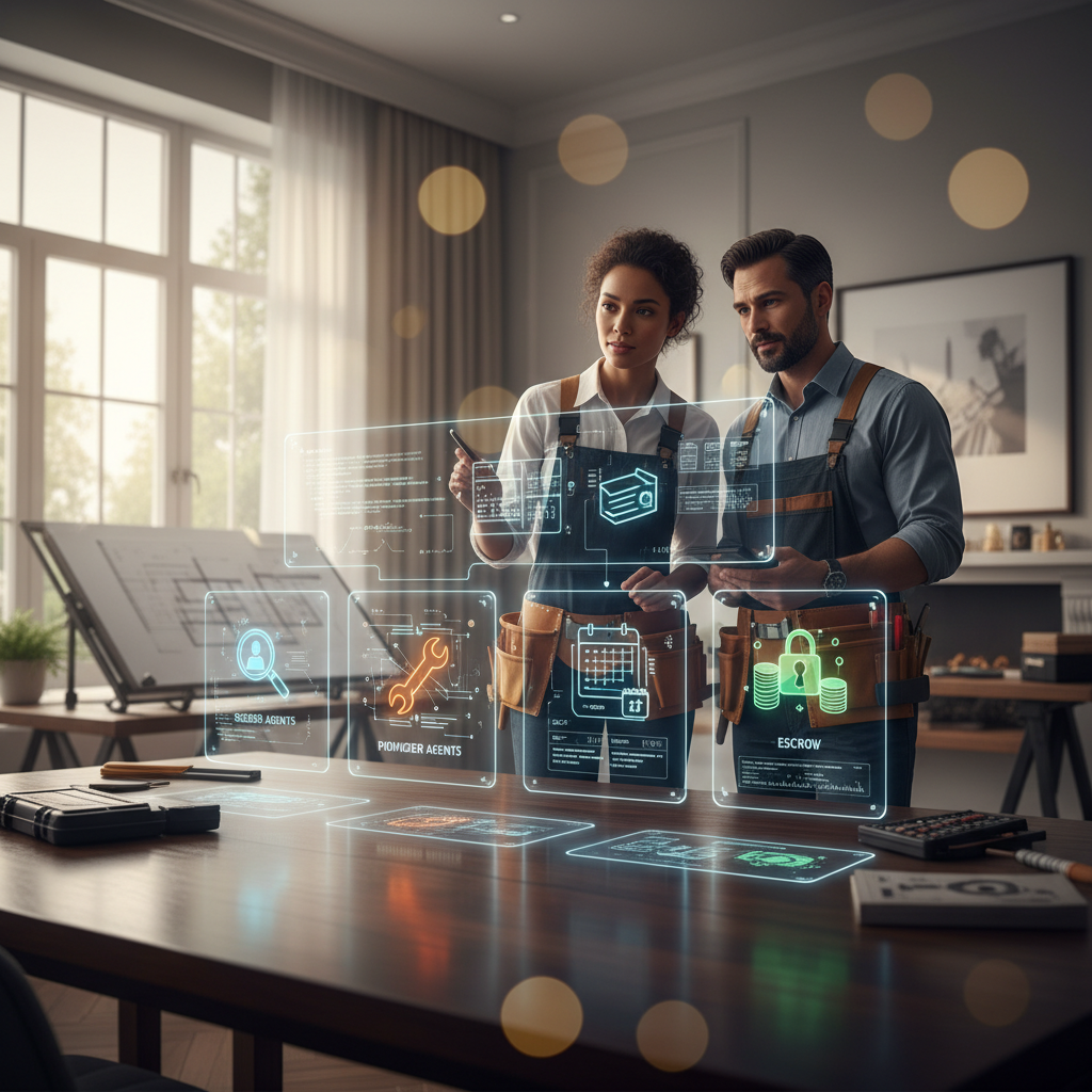 What PLMBR Is: How Seeker Agents, Provider Agents, Booking Packets, and Escrow Are Re‑Writing the Home‑Services Playbook