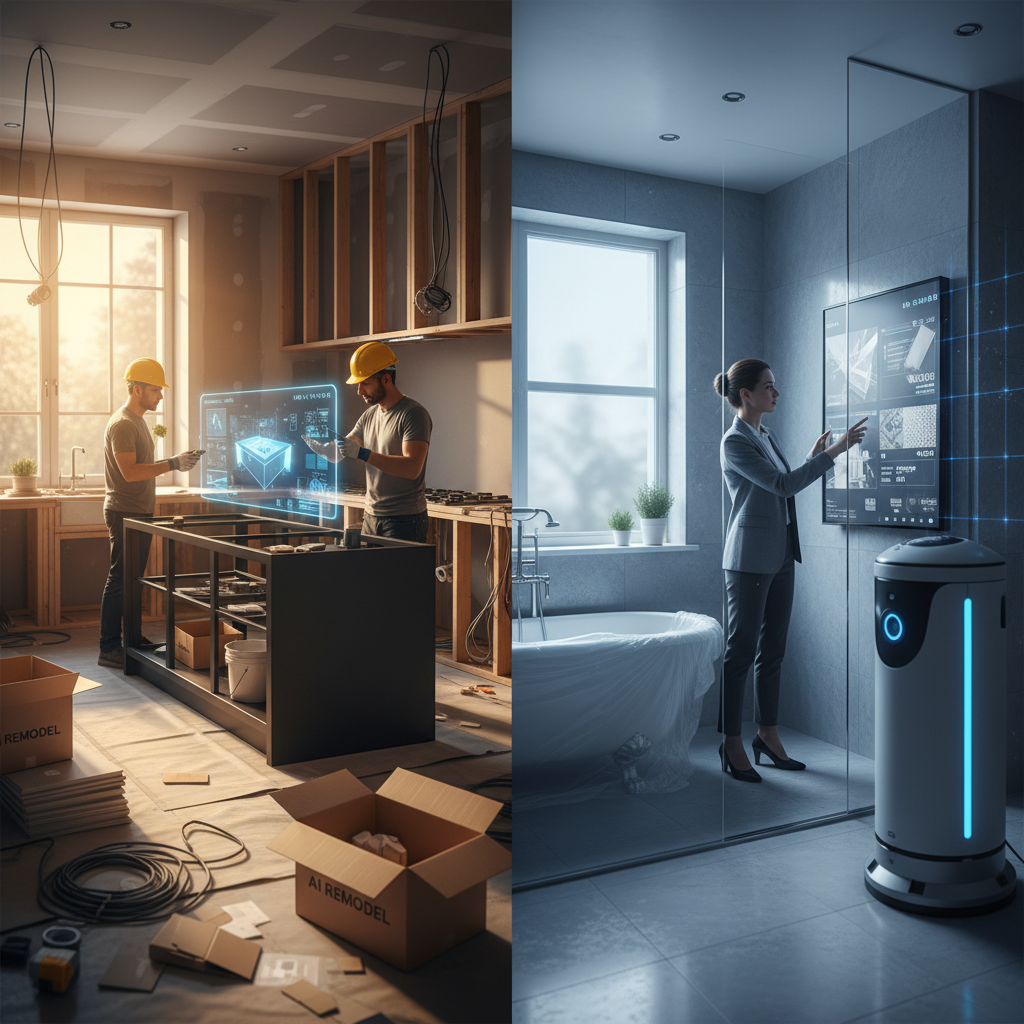 The Predictable Kitchen & Bath Remodel: Costs, Hiring, and How AI Can Eliminate the Headache