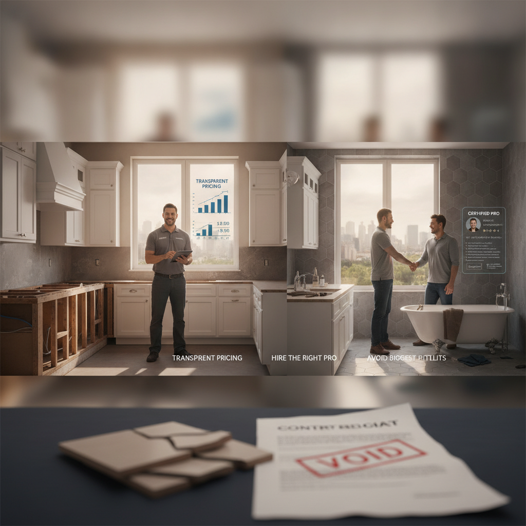 Kitchen & Bath Remodeling in 2024: How to Get Transparent Pricing, Hire the Right Pro, and Avoid the Biggest Pitfalls