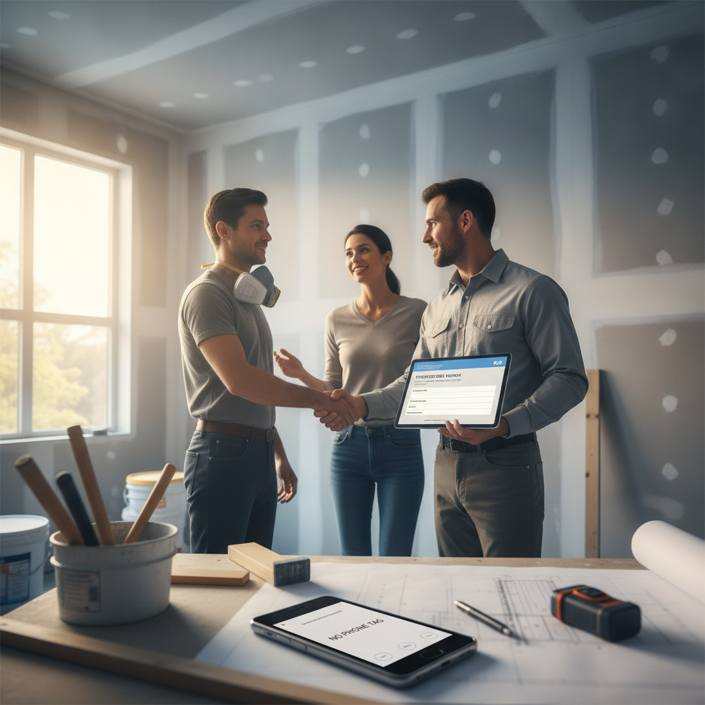How to Hire a Drywall Pro in 2024‑2025 Without Phone Tag, Vague Estimates, or Hidden Fees