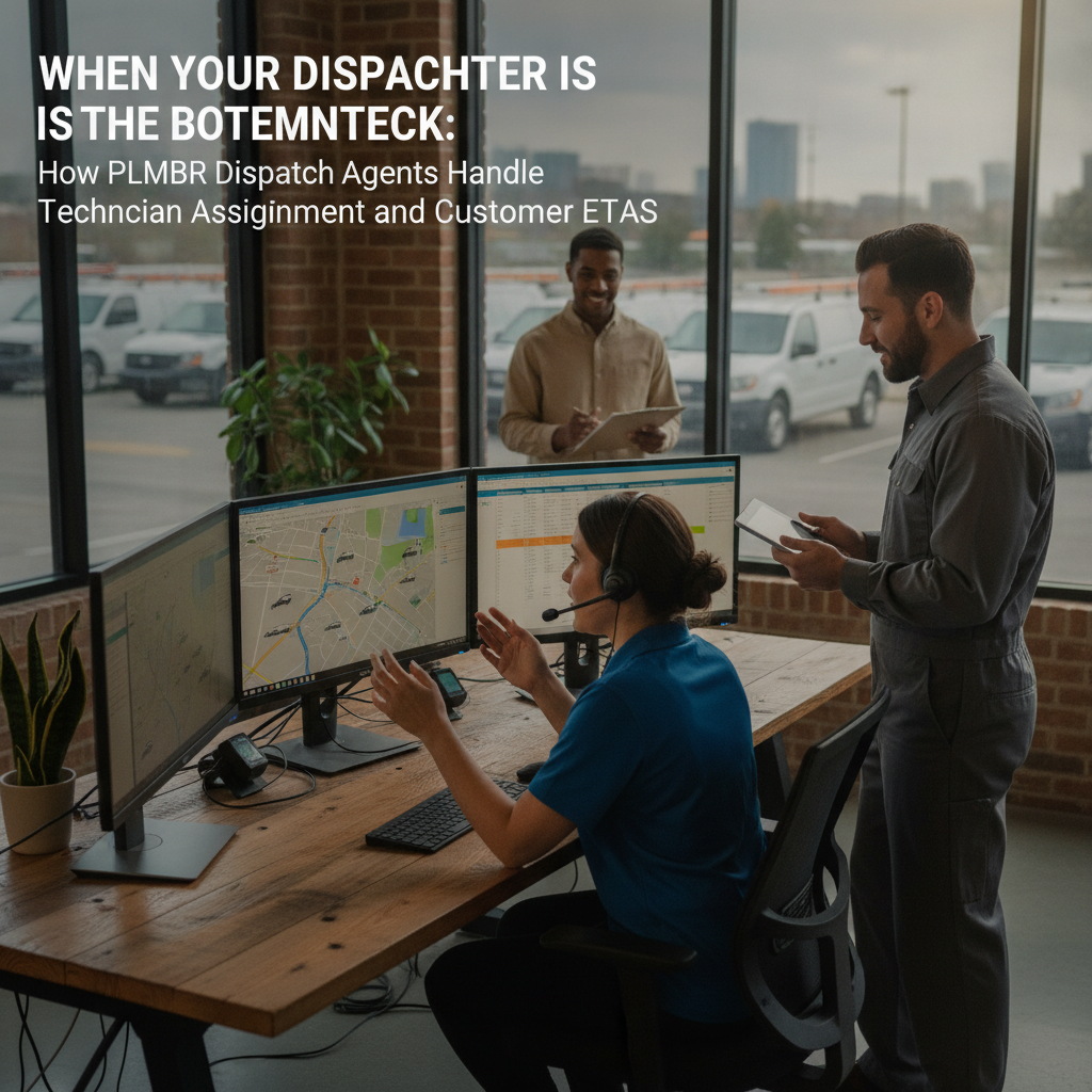 When Your Dispatcher Is the Bottleneck: How PLMBR Dispatch Agents Handle Technician Assignment and Customer ETAs
