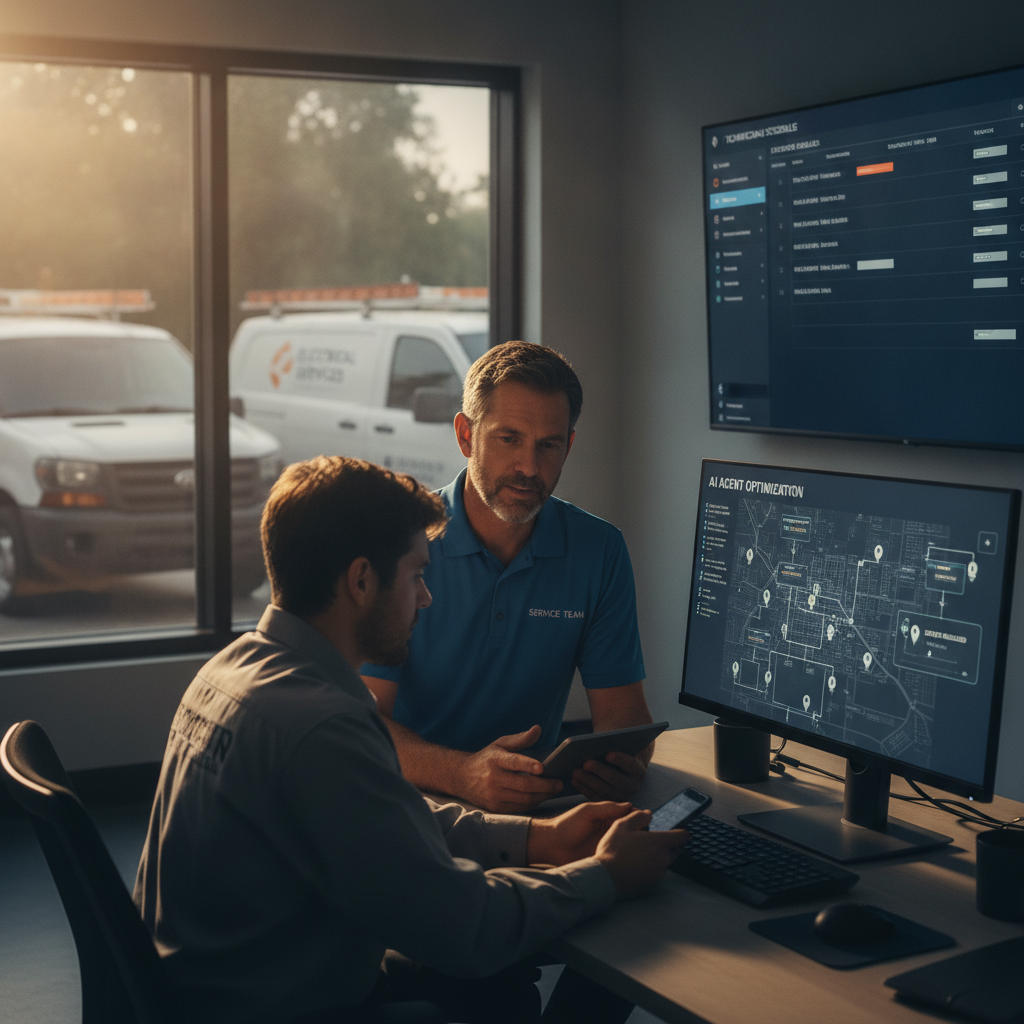 AI Agents for Electrical Service Businesses: Managing Urgent Jobs When Technician Schedules Shift