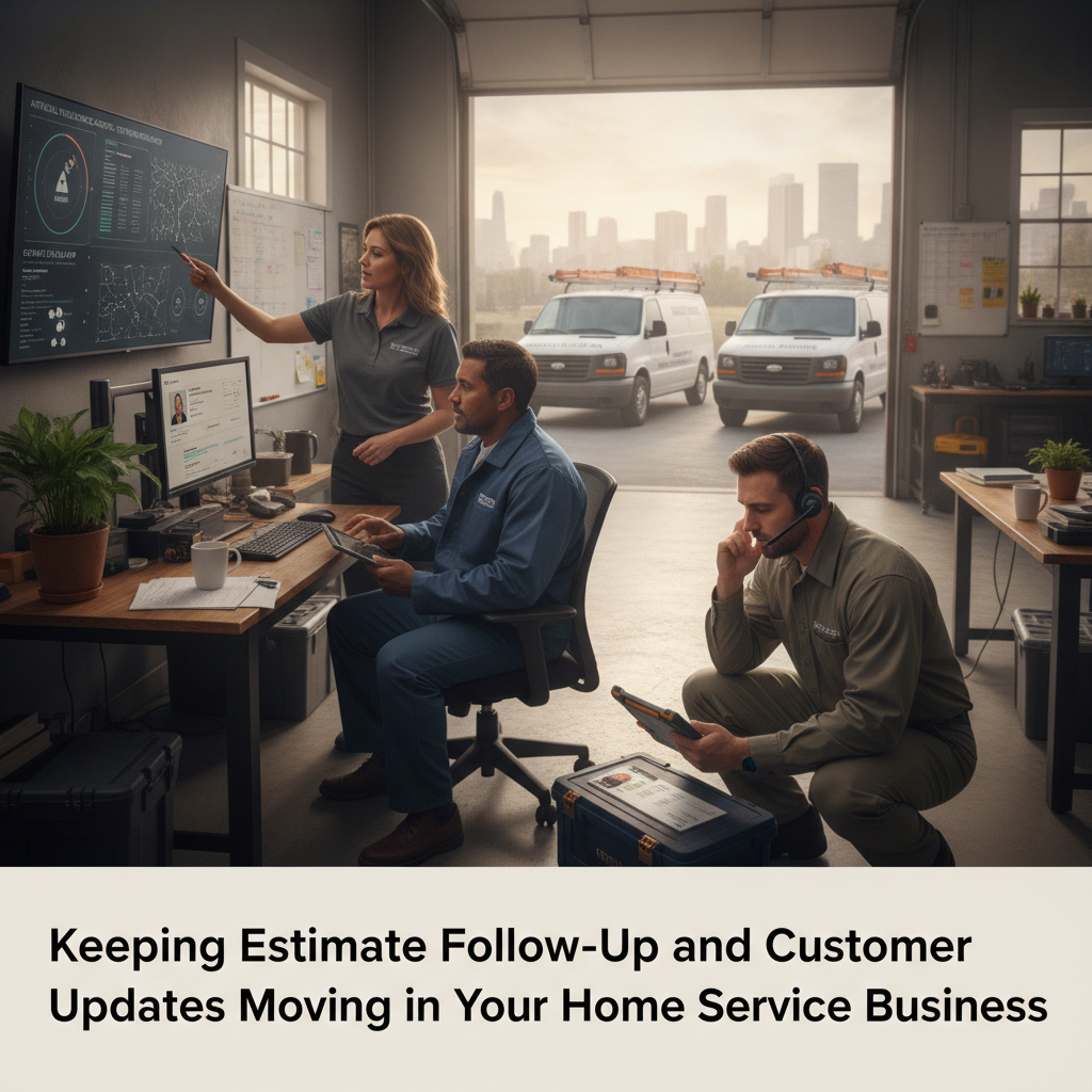 Keeping Estimate Follow-Up and Customer Updates Moving in Your Home Service Business